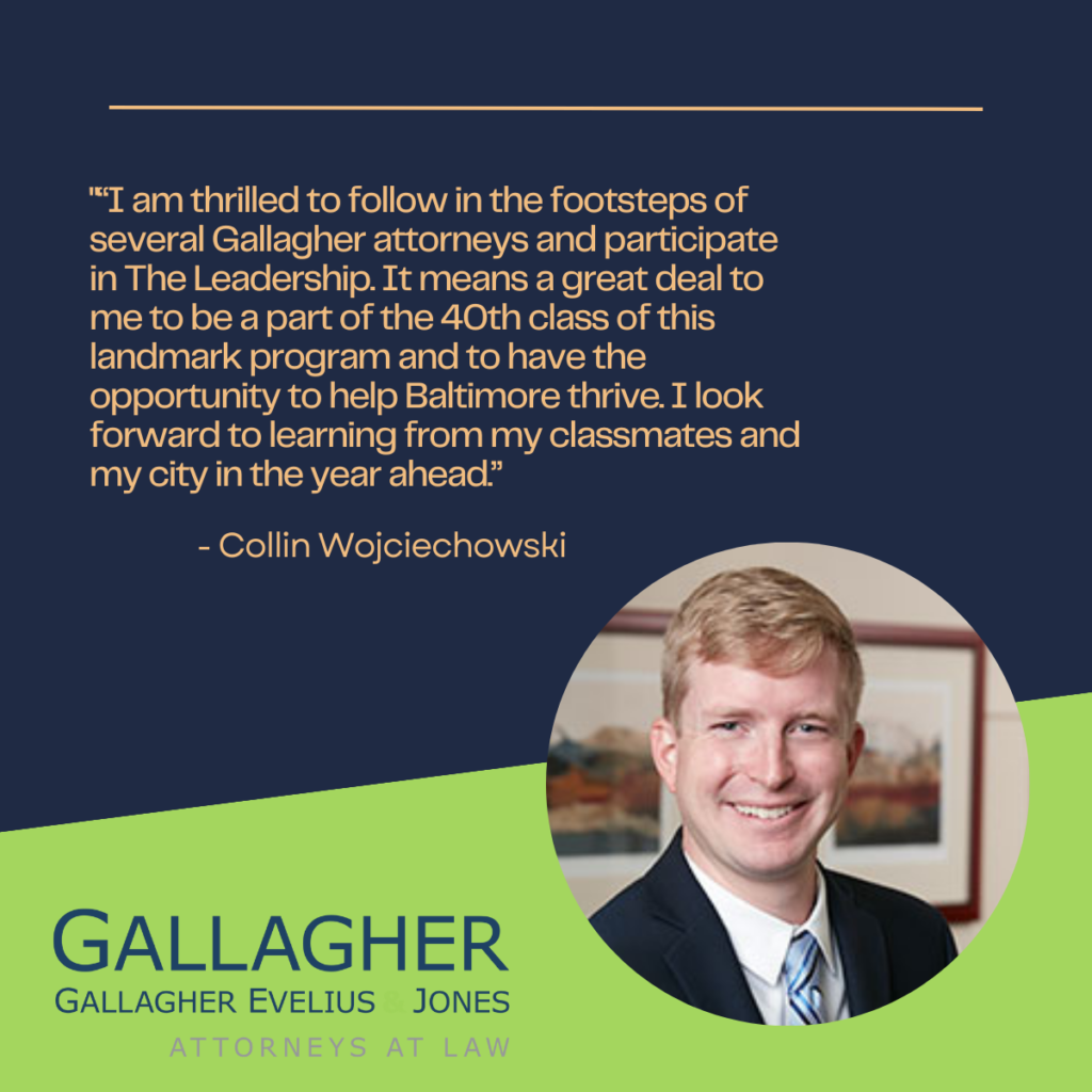 Image of Collin along with quote of why he is excited to join The Leadership.